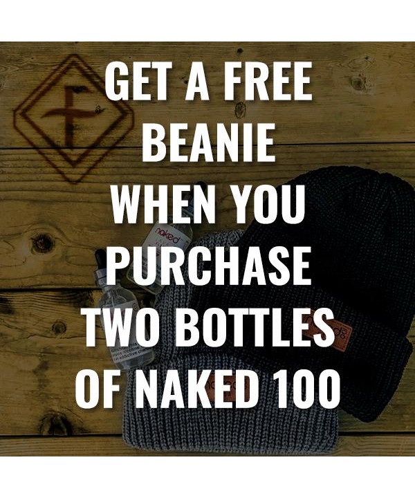 Free Naked Beanie Must Buy Two Naked Bottles