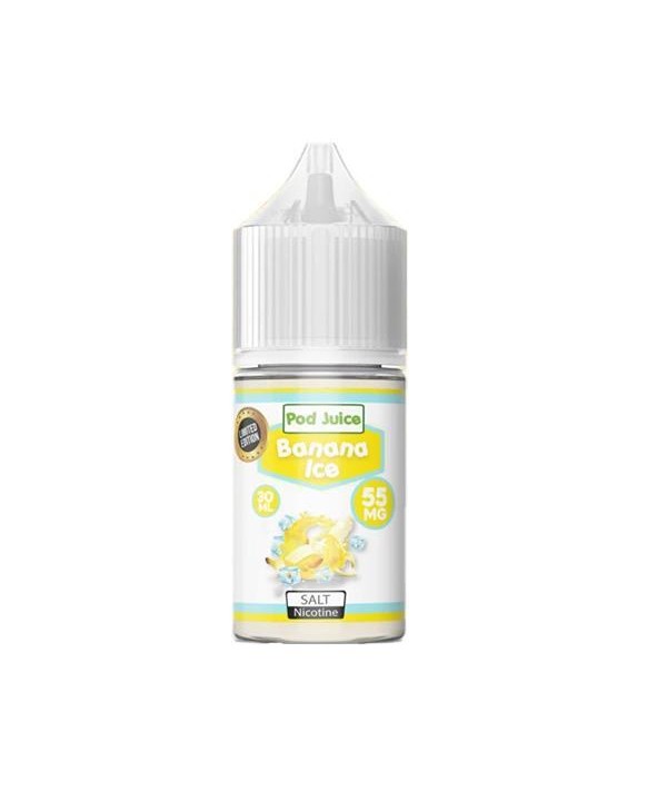 Banana Ice Salt by POD JUICE E-Liquid 30ml