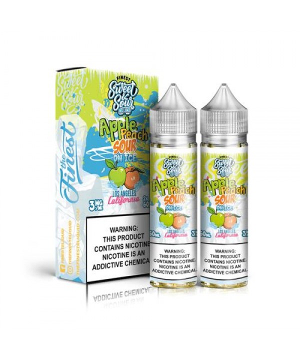 Apple Peach Sour On Ice by Finest Sweet & Sour 120ml