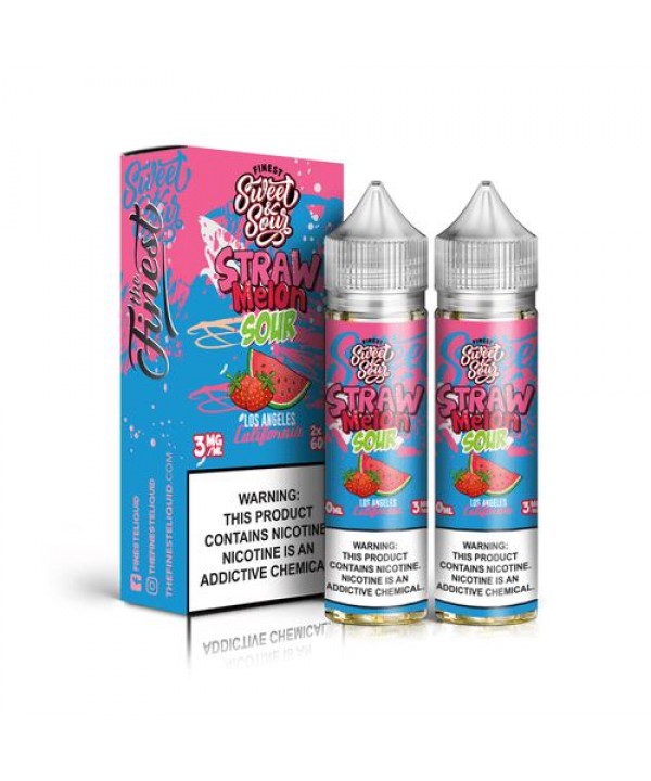 Straw Melon Sour by Finest Sweet & Sour 120ML