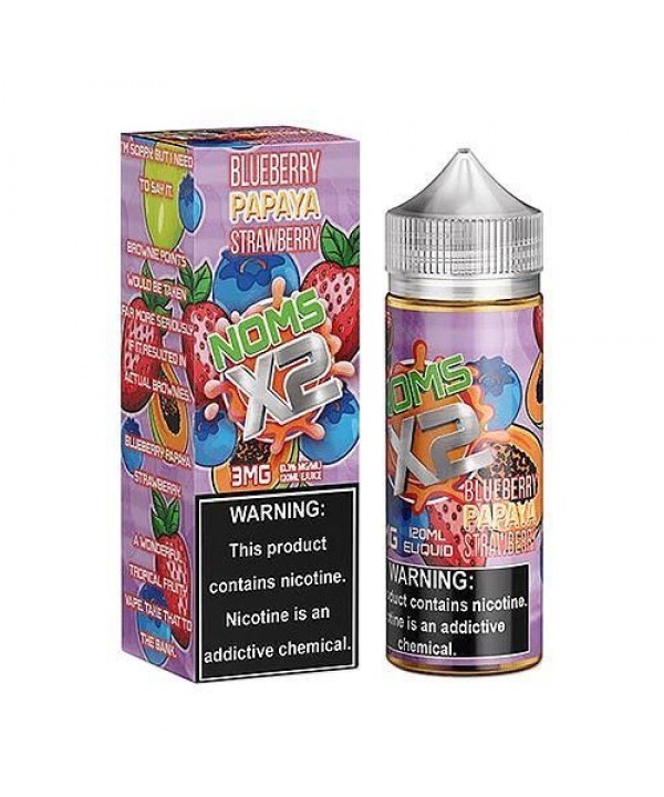 Blueberry Papaya Strawberry by NOMS X2 120ml