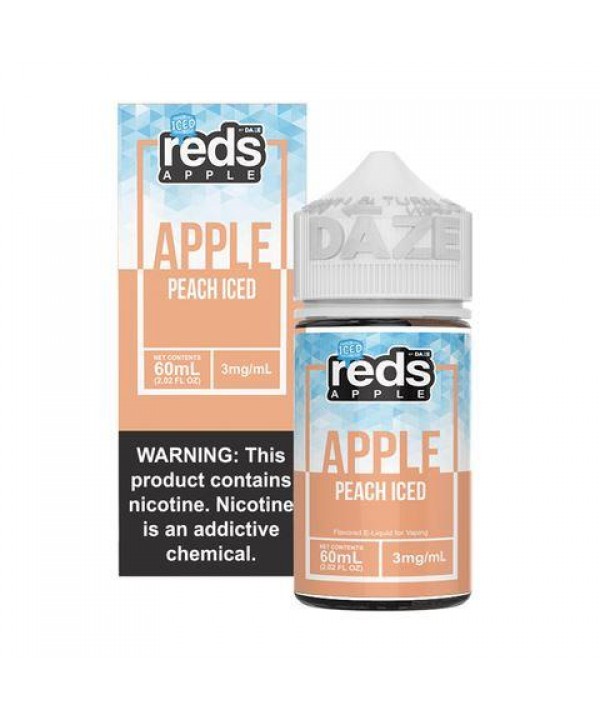 Reds Apple Peach Iced by VAPE 7 DAZE E-Liquid 60ml