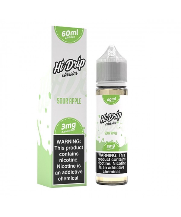 Sour Apple by Hi-Drip Classics E-Liquid 60ML