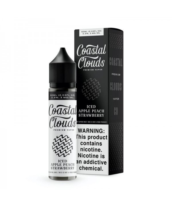 Iced Apple Peach Strawberry by Coastal Clouds 60ml