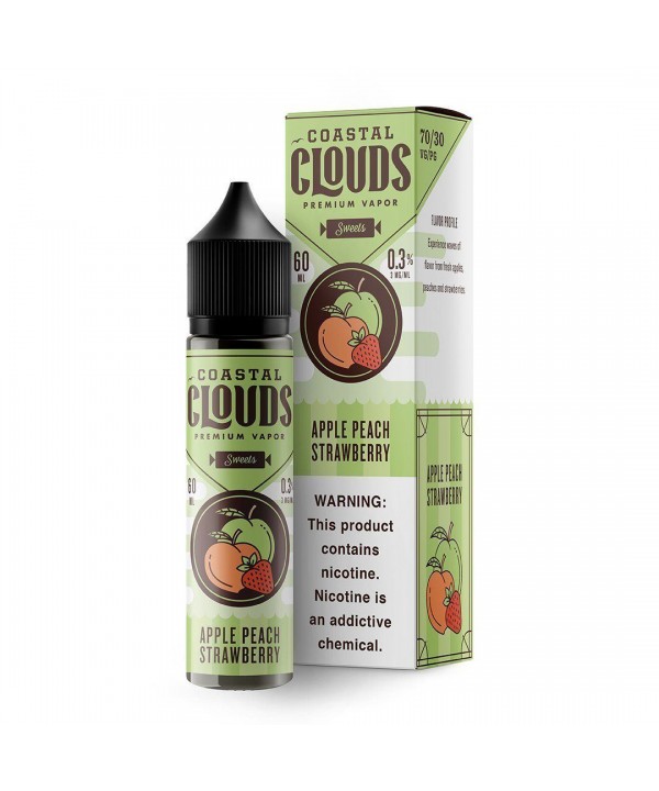 Apple Peach Strawberry by Coastal Clouds 60ml