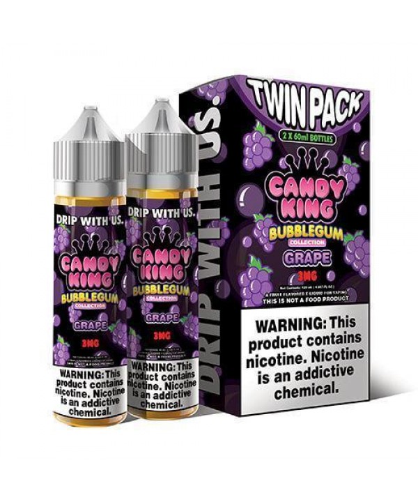 Grape by Candy King Bubblegum 120ml