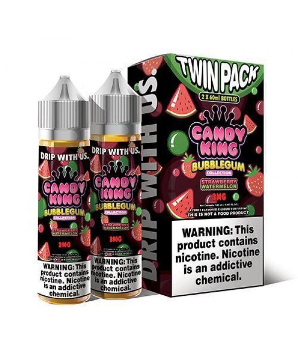 Strawberry Watermelon by Candy King Bubblegum 120ml