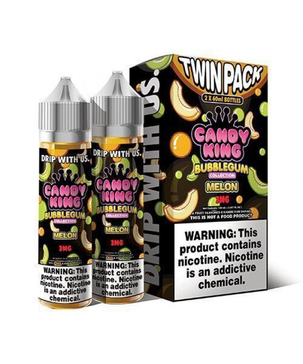 Melon by Candy King Bubblegum 120ml