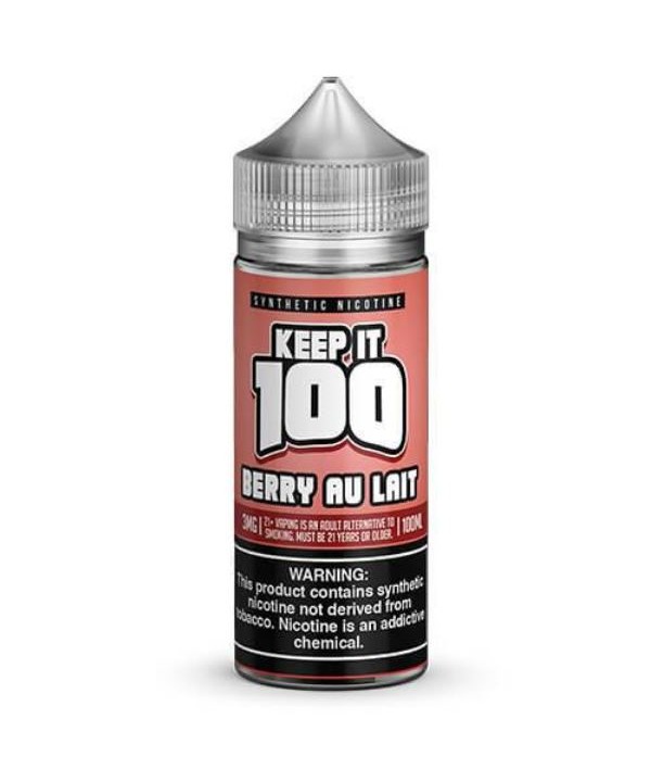 Berry Au Lait by Keep It 100 Synthetic 100ml