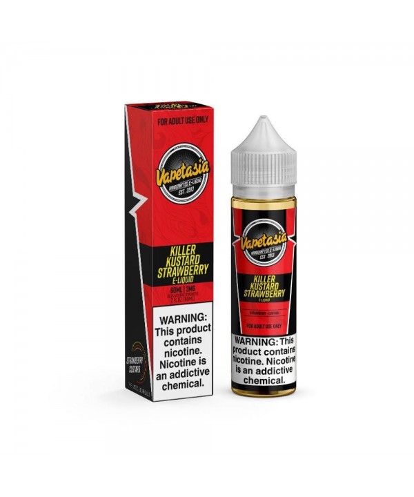 VAPETASIA | Strawberry Killer Kustard 60ML eLiquid