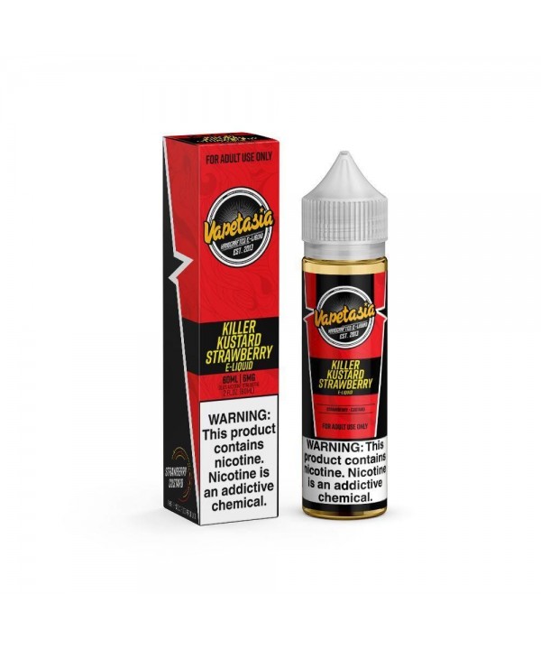 VAPETASIA | Strawberry Killer Kustard 60ML eLiquid