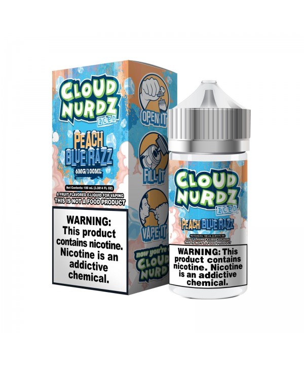 Peach Blue Raspberry Iced by Cloud Nurdz TFN 100ml