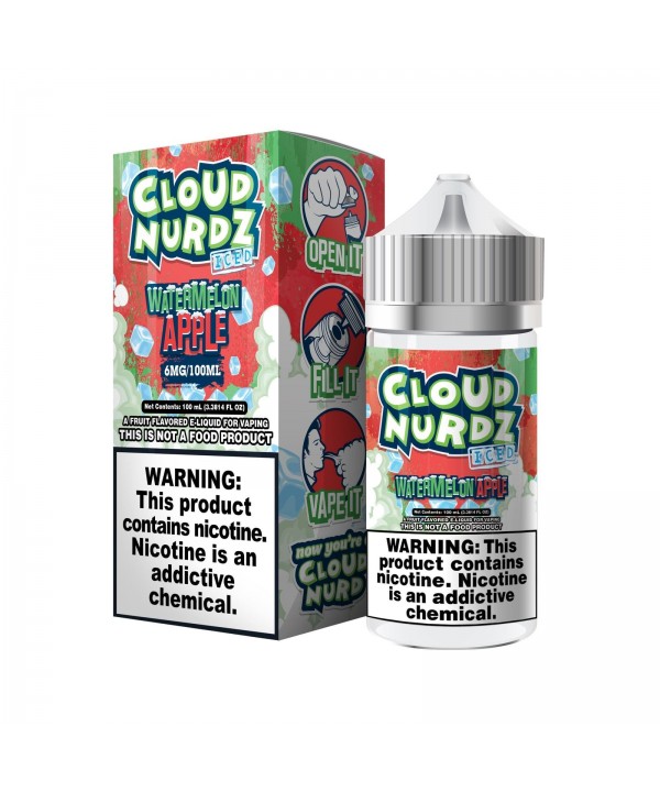 Watermelon Apple Iced by Cloud Nurdz TFN 100ml