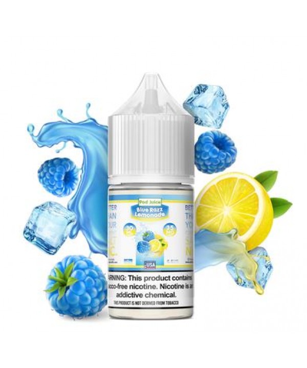 Blue Razz Lemonade Freeze by Pod Juice Salt