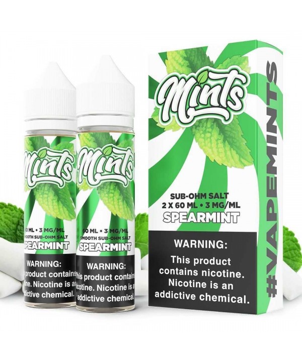 Spearmint by MINTS SUB OHM SALT SERIES E-Liquid 2X...