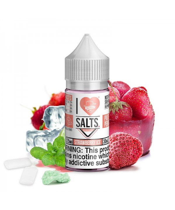 Strawberry Ice Salt by Mad Hatter EJuice 30ml