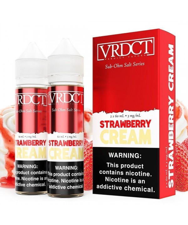 Strawberry Cream by VERDICT SUB OHM SALT SERIES E-...