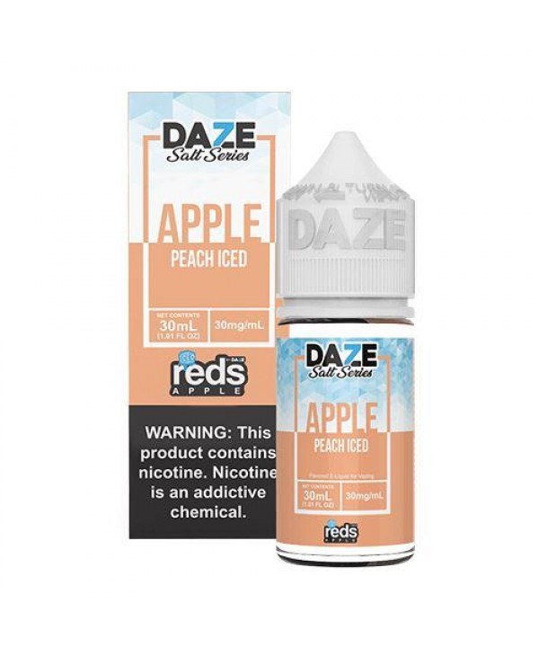 Reds Apple Peach Iced by Vape 7 Daze Salt 30ml