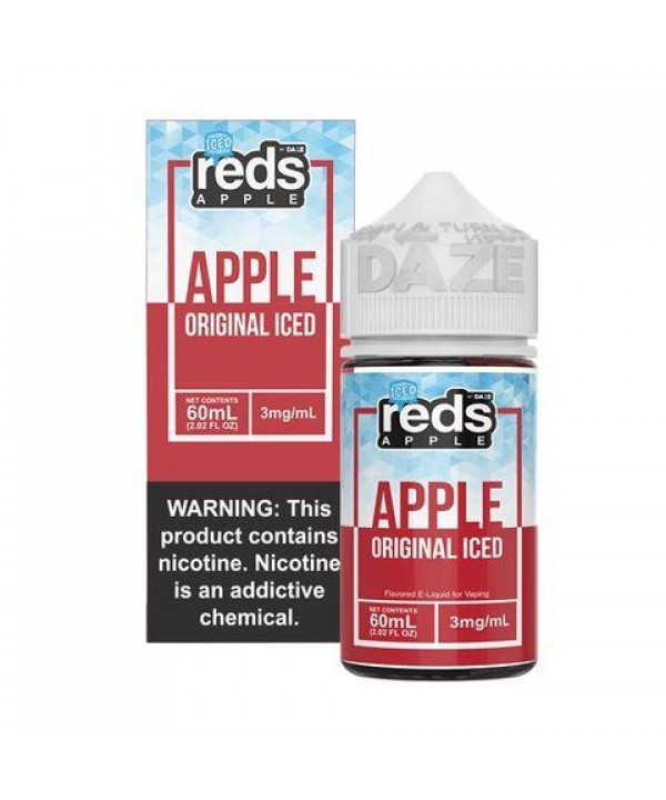 Reds Apple Iced by VAPE 7 DAZE E-Liquid 60ml