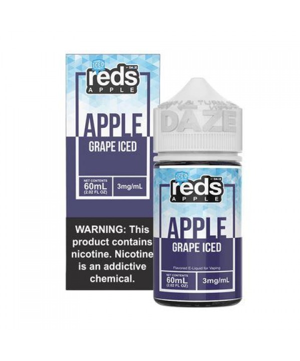 Reds Grape Iced by VAPE 7 DAZE E-Liquid 60ml