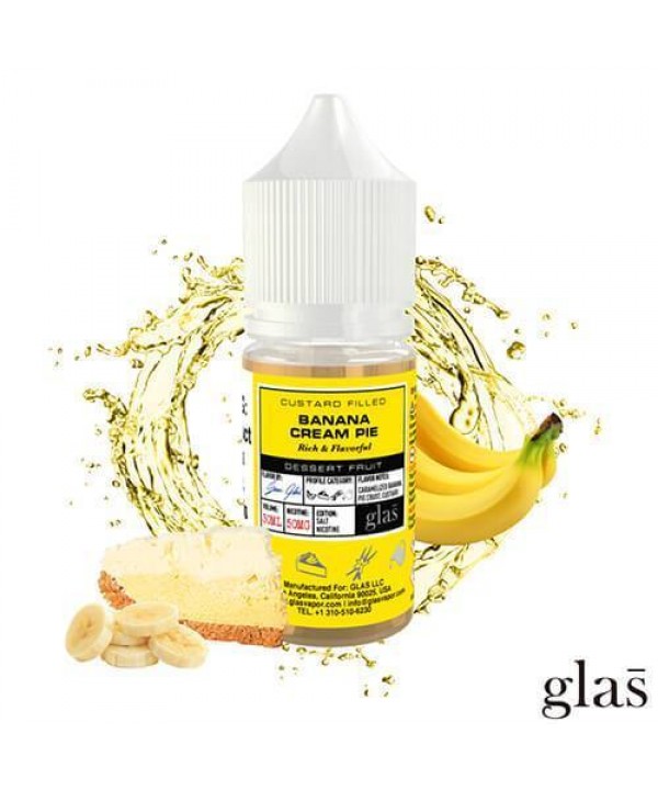 Banana Cream Pie by Glas BSX Nic Salts 30ml