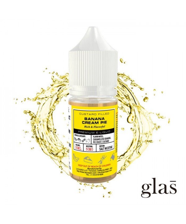 Banana Cream Pie by Glas BSX Nic Salts 30ml