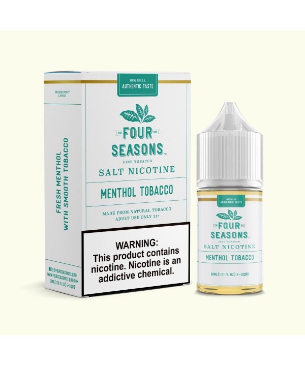 Menthol Tobacco by Four Seasons Salt 30ML